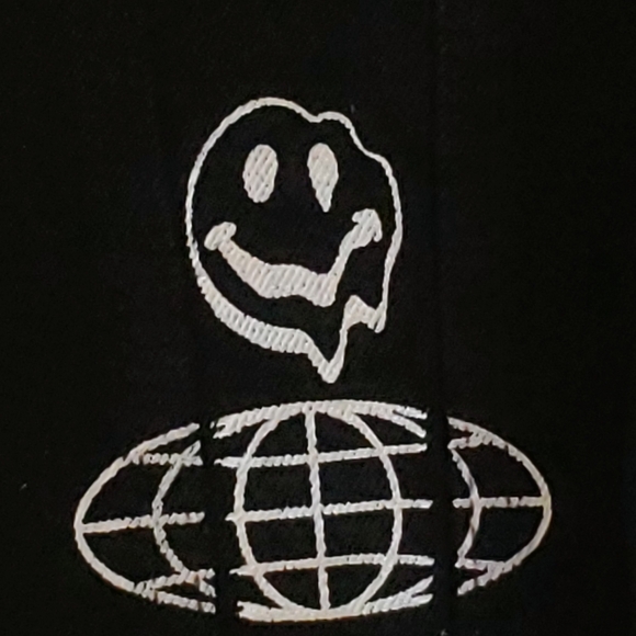 Brooklyn Cloth Have a Nice Trip Patch Black Denim Jacket Joshua Tree Mens Medium - Picture 9 of 11